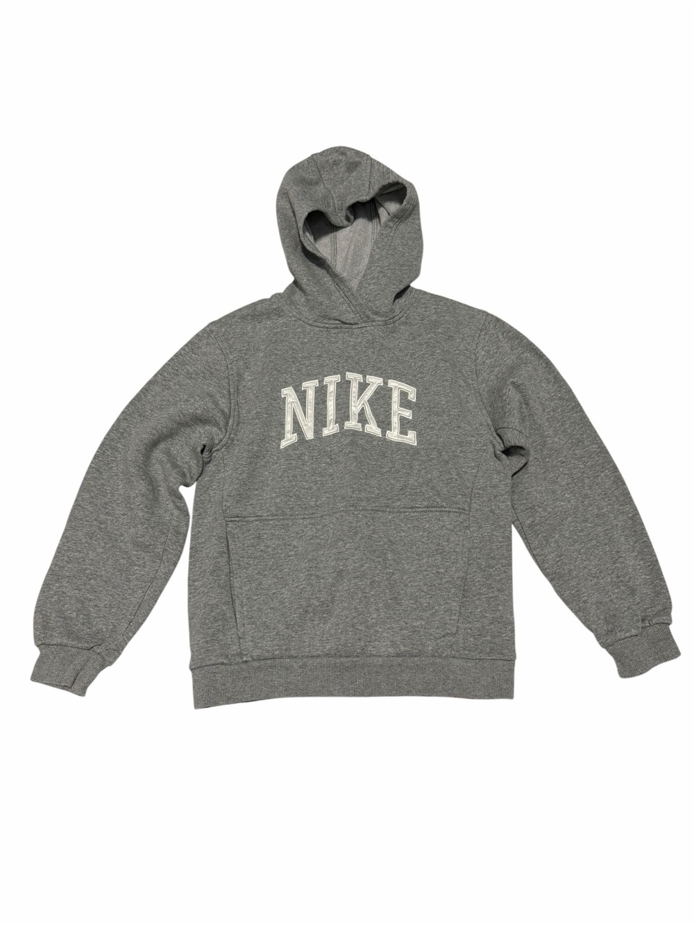 Nike Boys Sportswear Club Fleece Hoodie | Gray | Large